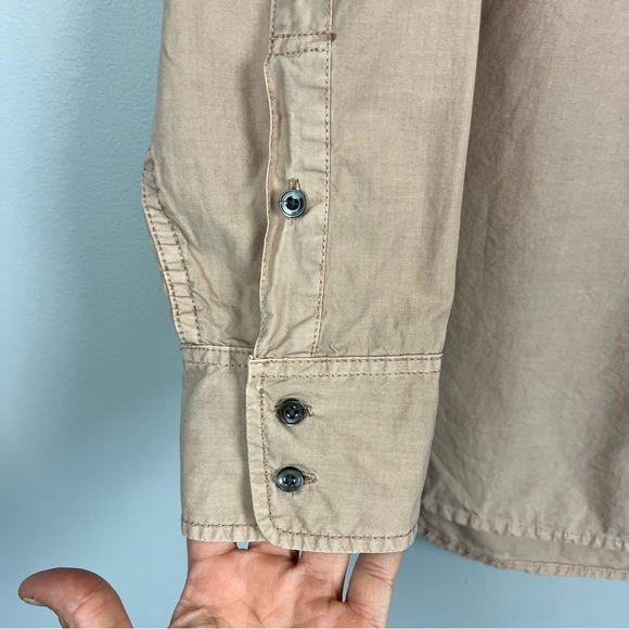 J Crew Beaded Cotton Popover Shirt Size 6 - Picture 8 of 9